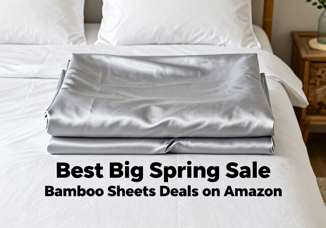Best Big Spring Sale Bamboo Sheets Deals on Amazon
