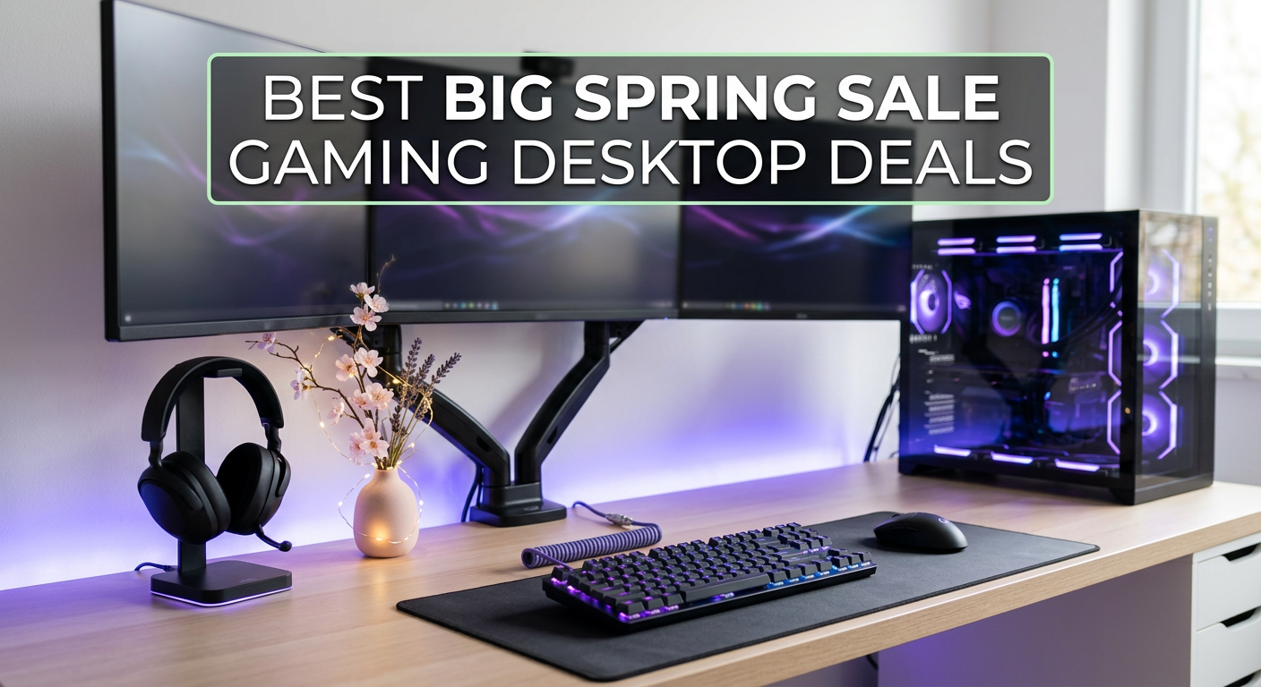 Best Big Spring Sale Gaming Desktop Deals on Amazon
