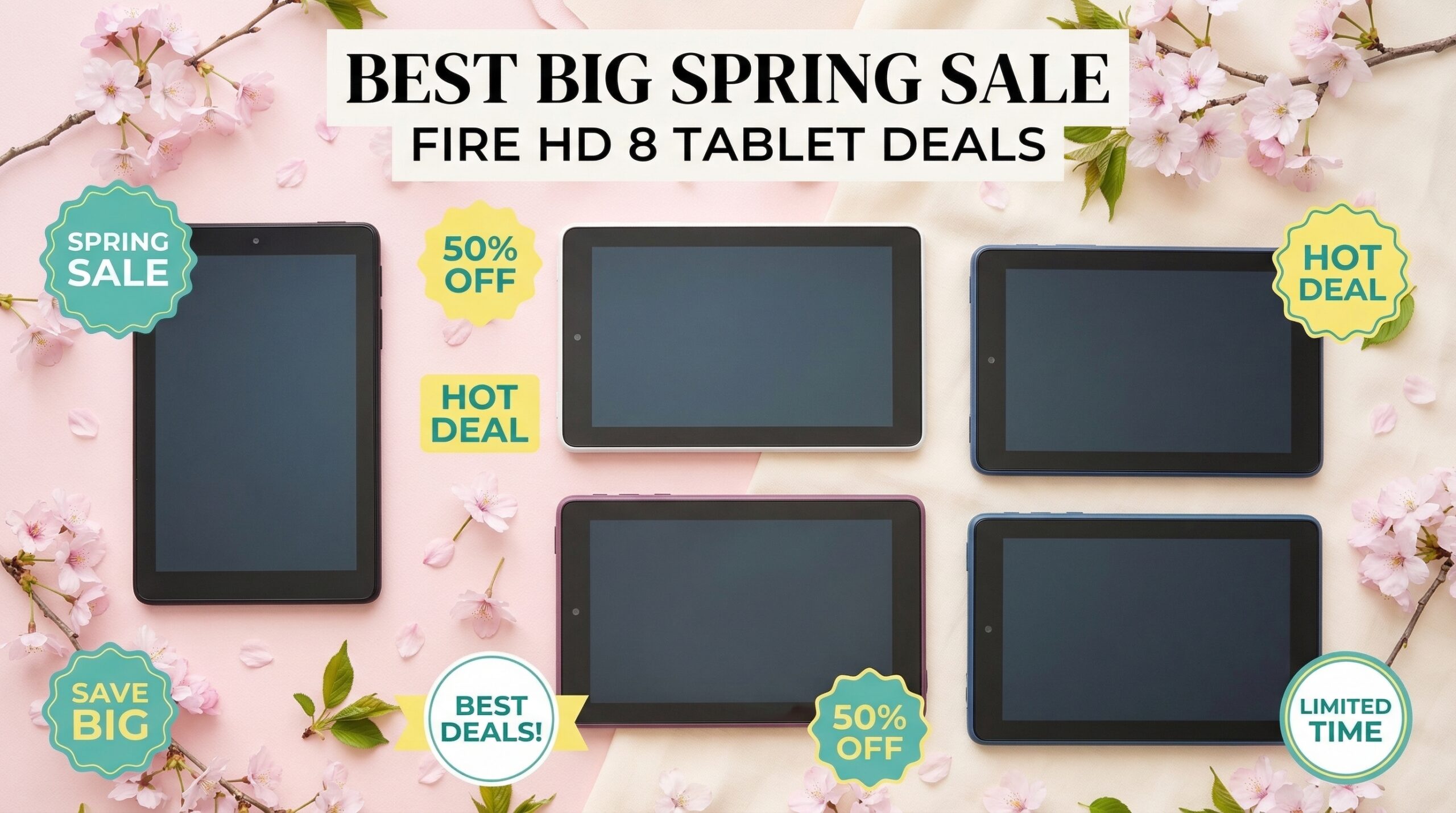 Best Big Spring Sale Fire HD 8 Tablet Deals on Amazon