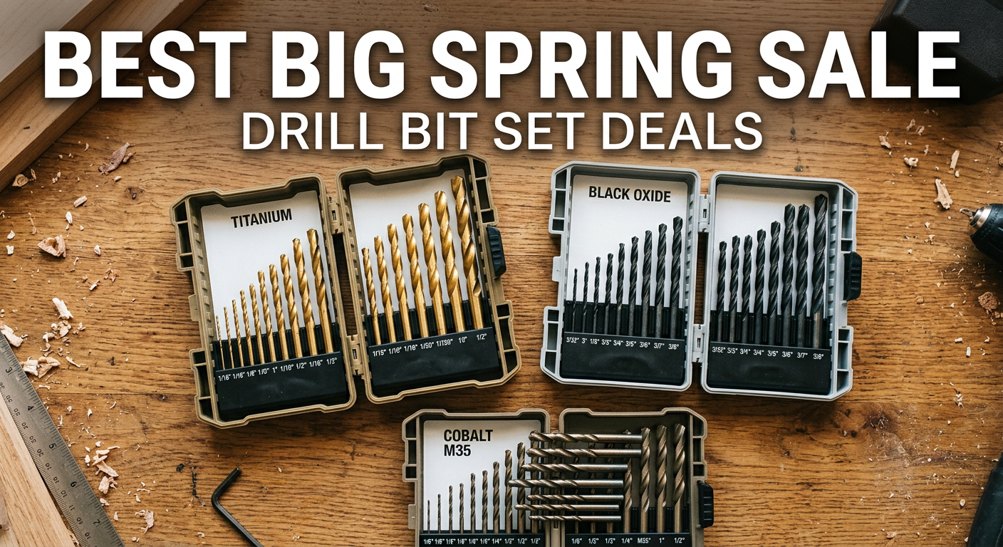 Best Big Spring Sale Drill Bit Set Deals on Amazon