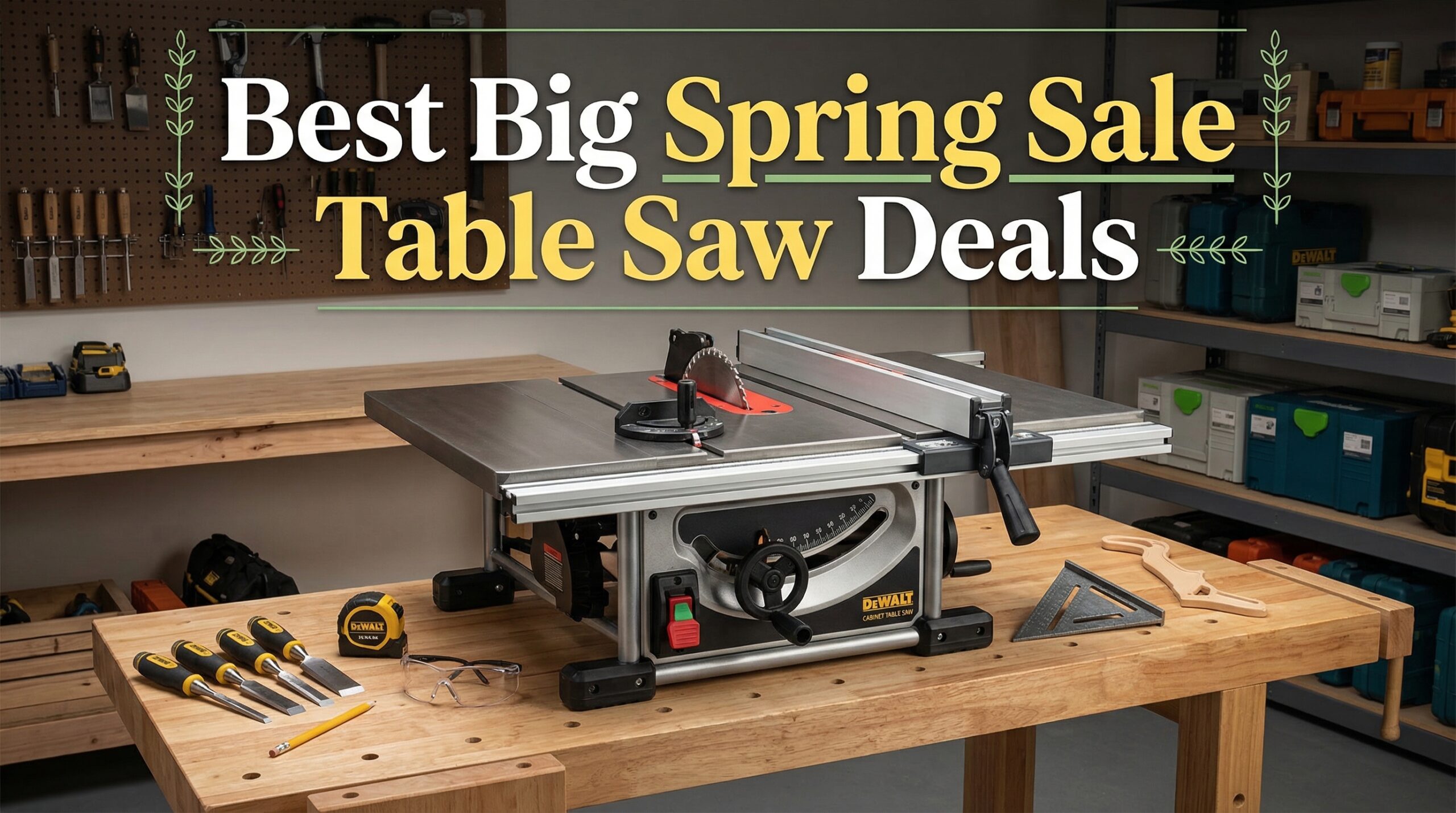 Best Big Spring Sale Table Saw Deals on Amazon