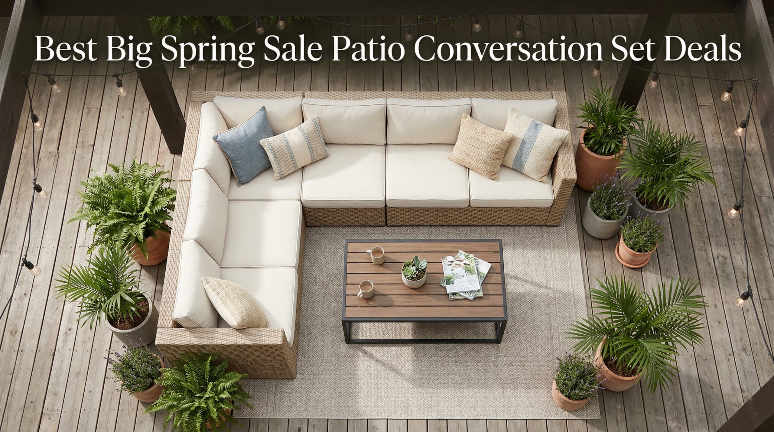 Best Big Spring Sale Patio Conversation Set Deals on Amazon