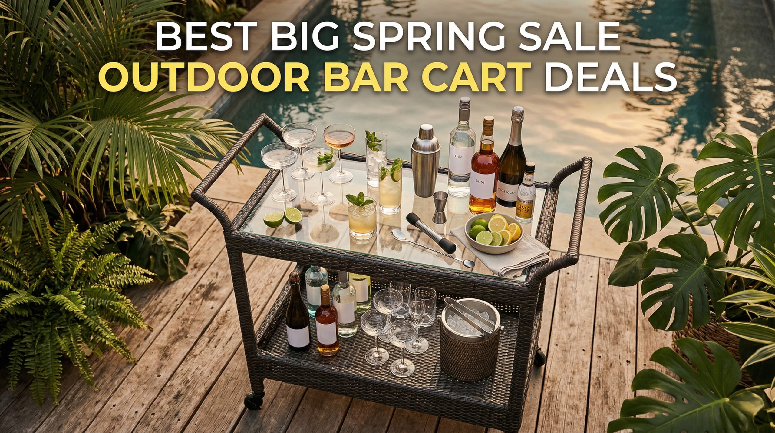 Best Big Spring Sale Outdoor Bar Cart Deals on Amazon