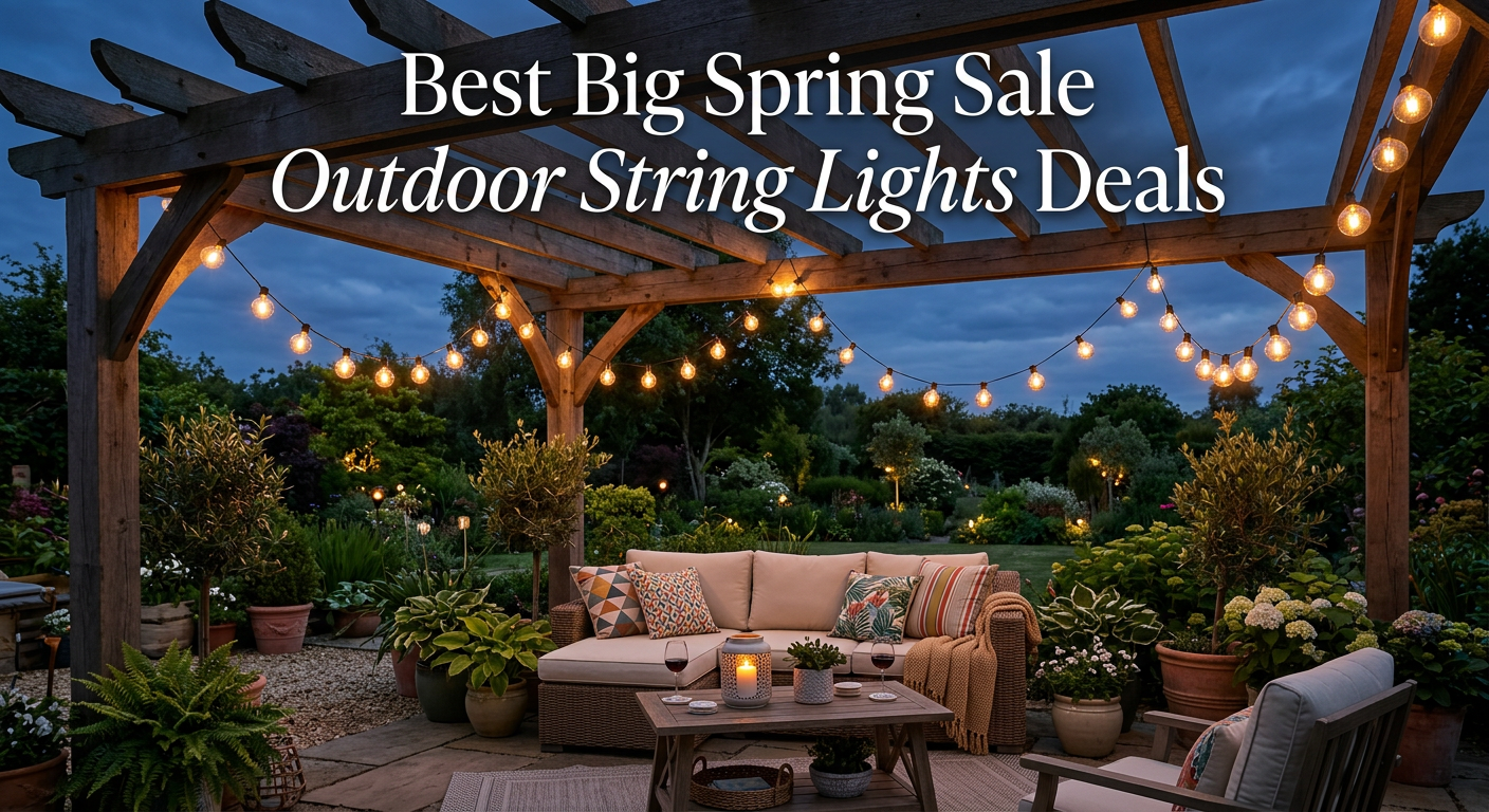 Best Big Spring Sale Outdoor String Lights Deals on Amazon