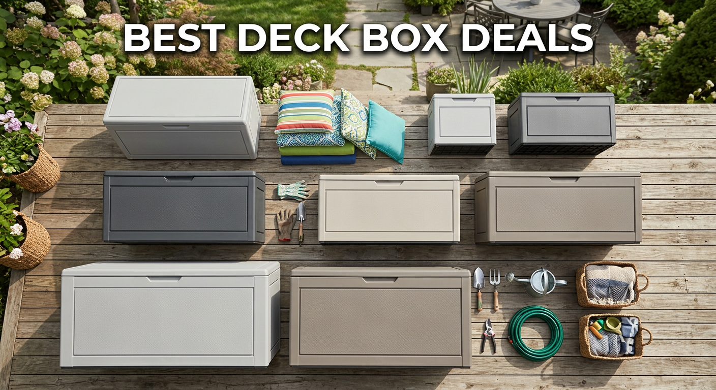 Best Big Spring Sale Outdoor Storage Deck Box Deals on Amazon