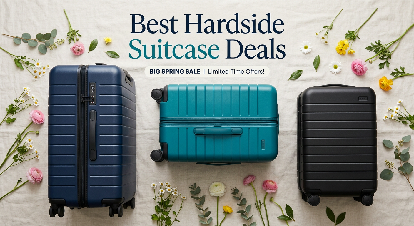 Best Big Spring Sale Hardside Suitcase Deals on Amazon