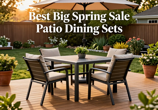 Best Big Spring Sale Patio Dining Set Deals on Amazon