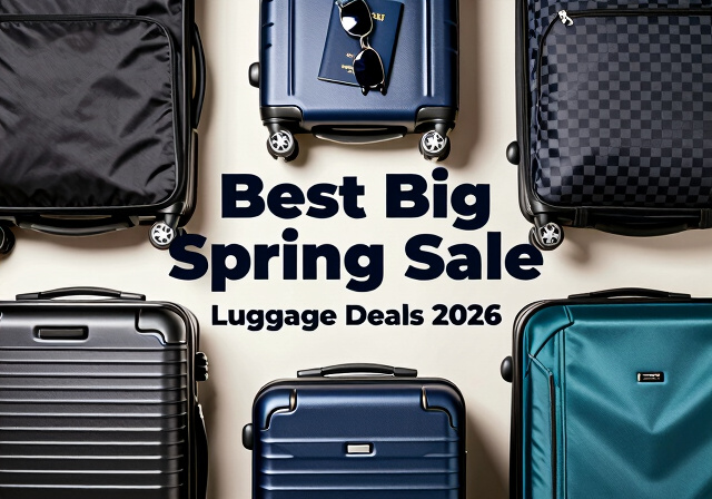 Best Big Spring Sale Checked Luggage Deals on Amazon