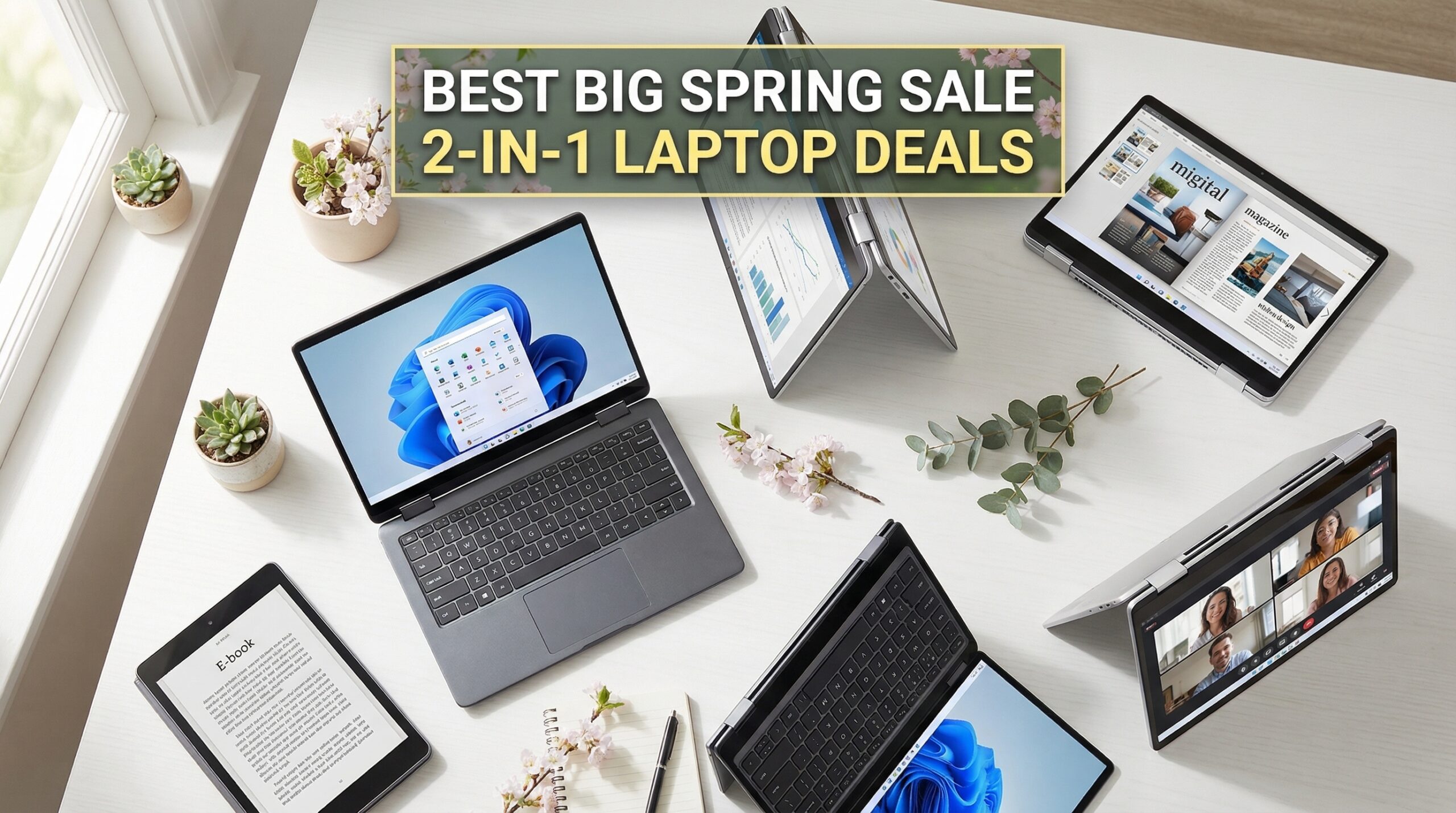 Best Big Spring Sale 2-in-1 Laptop Deals on Amazon