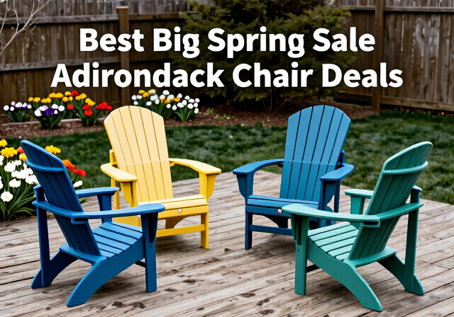 Best Big Spring Sale Adirondack Chair Deals on Amazon