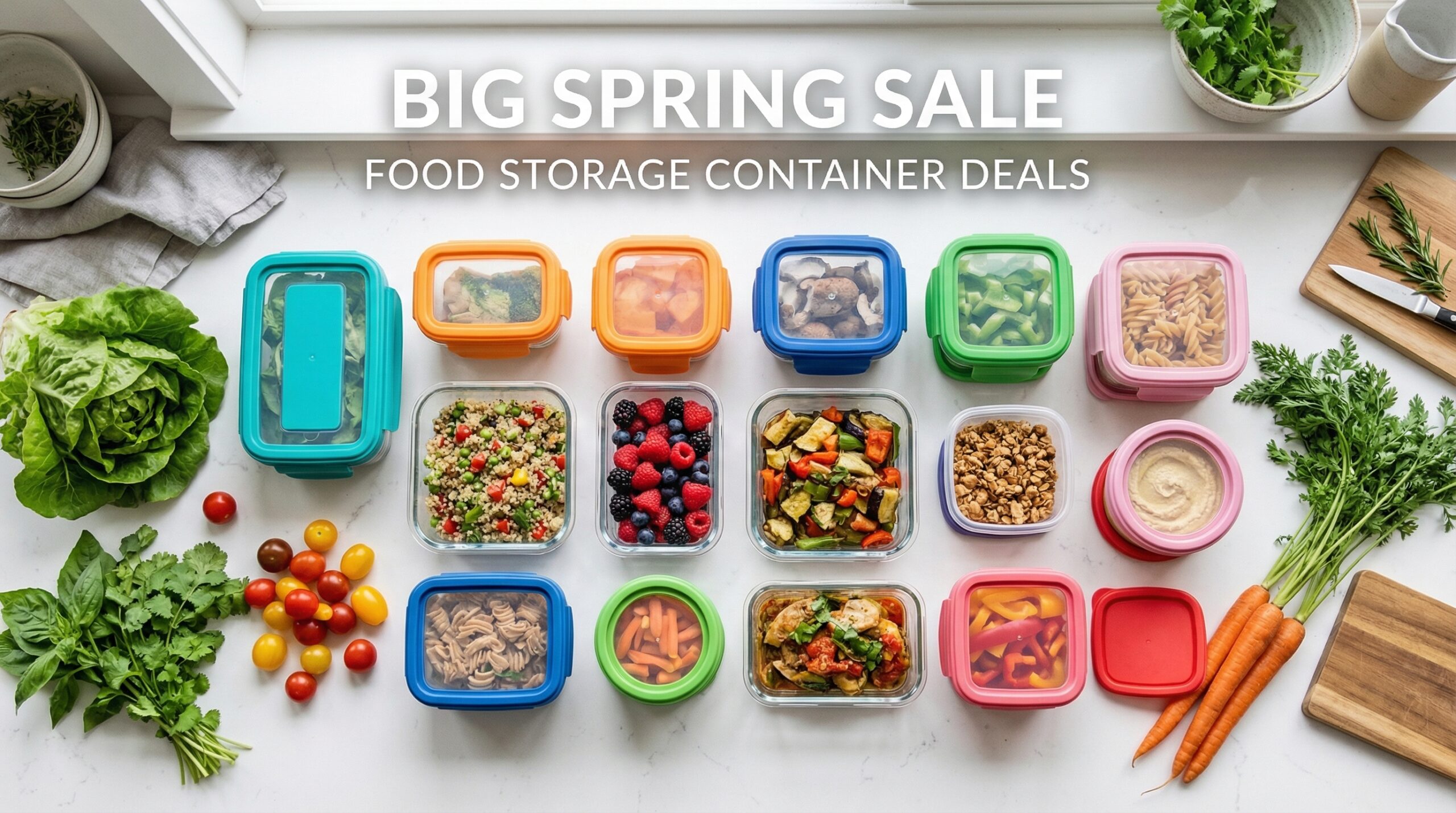 Best Big Spring Sale Food Storage Container Set Deals on Amazon