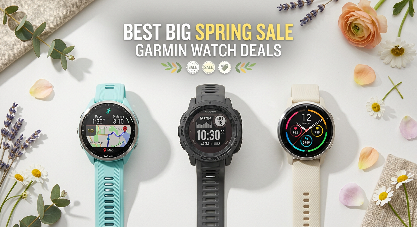 Best Big Spring Sale Garmin Watch Deals on Amazon