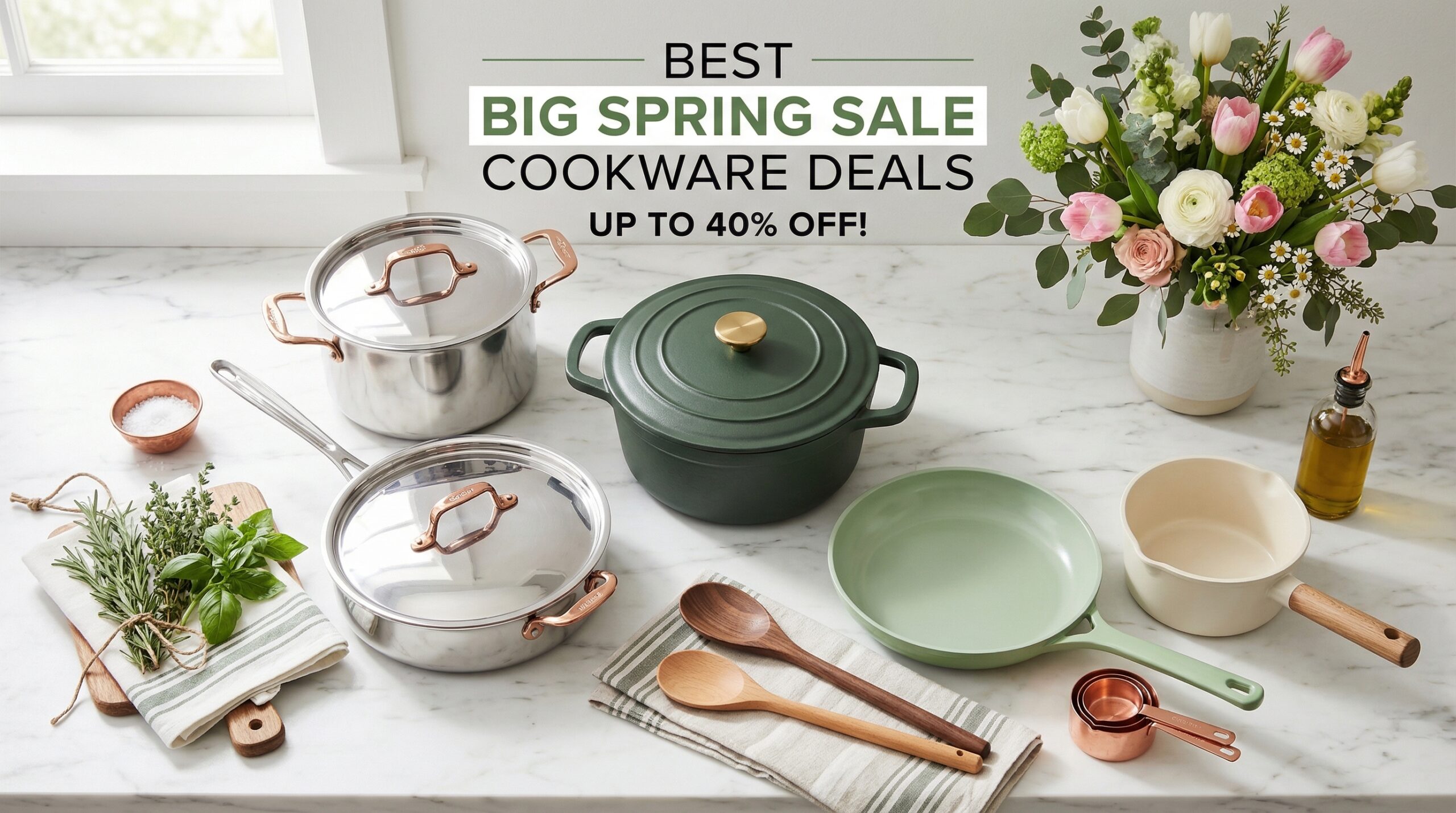 Best Big Spring Sale Cookware Set Deals on Amazon
