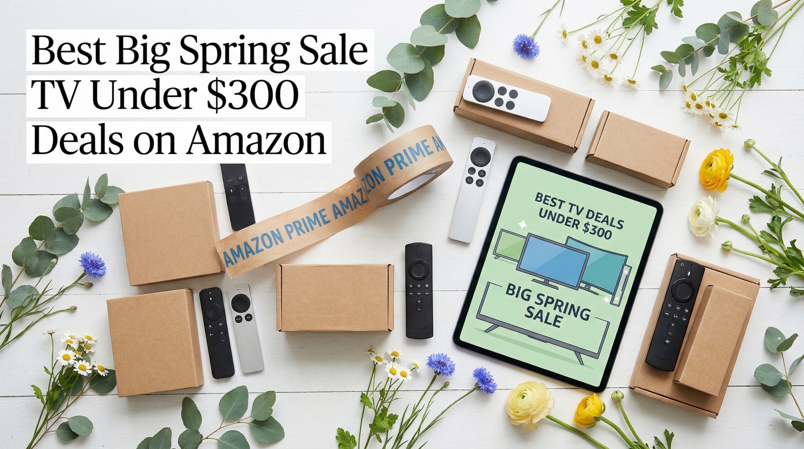 Best Big Spring Sale TV Under $300 Deals on Amazon