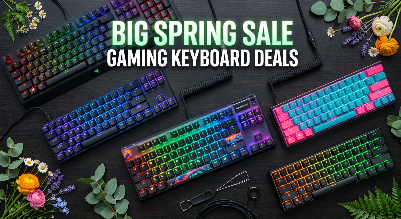 Best Big Spring Sale Gaming Keyboard Deals on Amazon