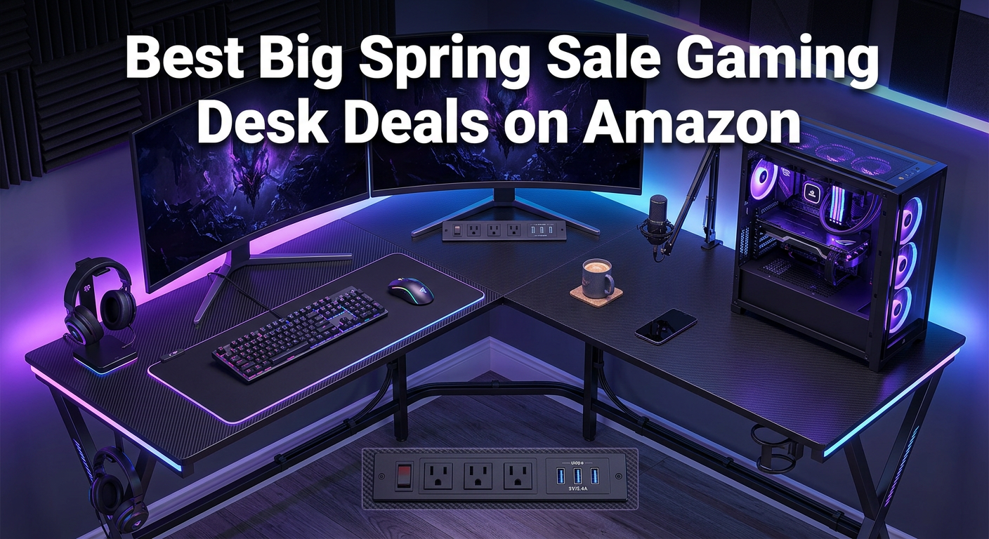 Best Big Spring Sale Gaming Desk Deals on Amazon