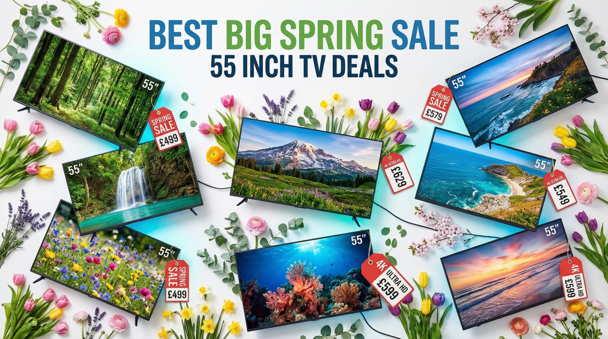 Best Big Spring Sale 55 Inch TV Deals on Amazon