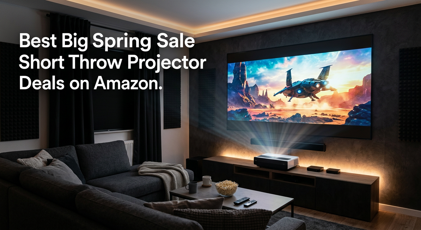 Best Big Spring Sale Short Throw Projector Deals on Amazon
