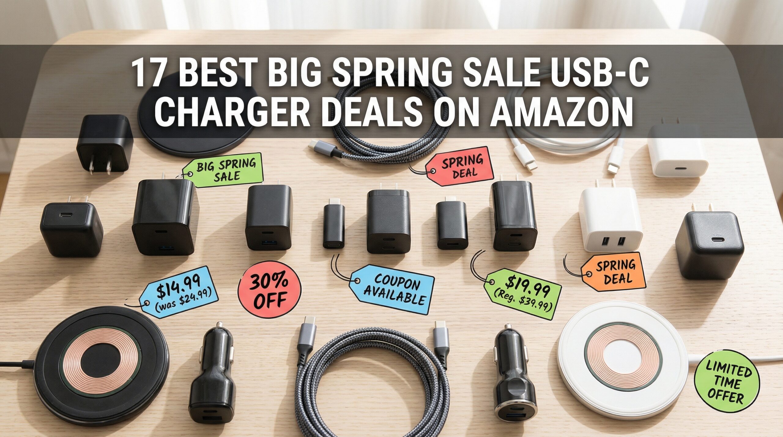 Best Big Spring Sale USB-C Charger Deals on Amazon