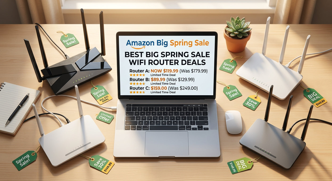 Best Big Spring Sale WiFi Router Deals on Amazon