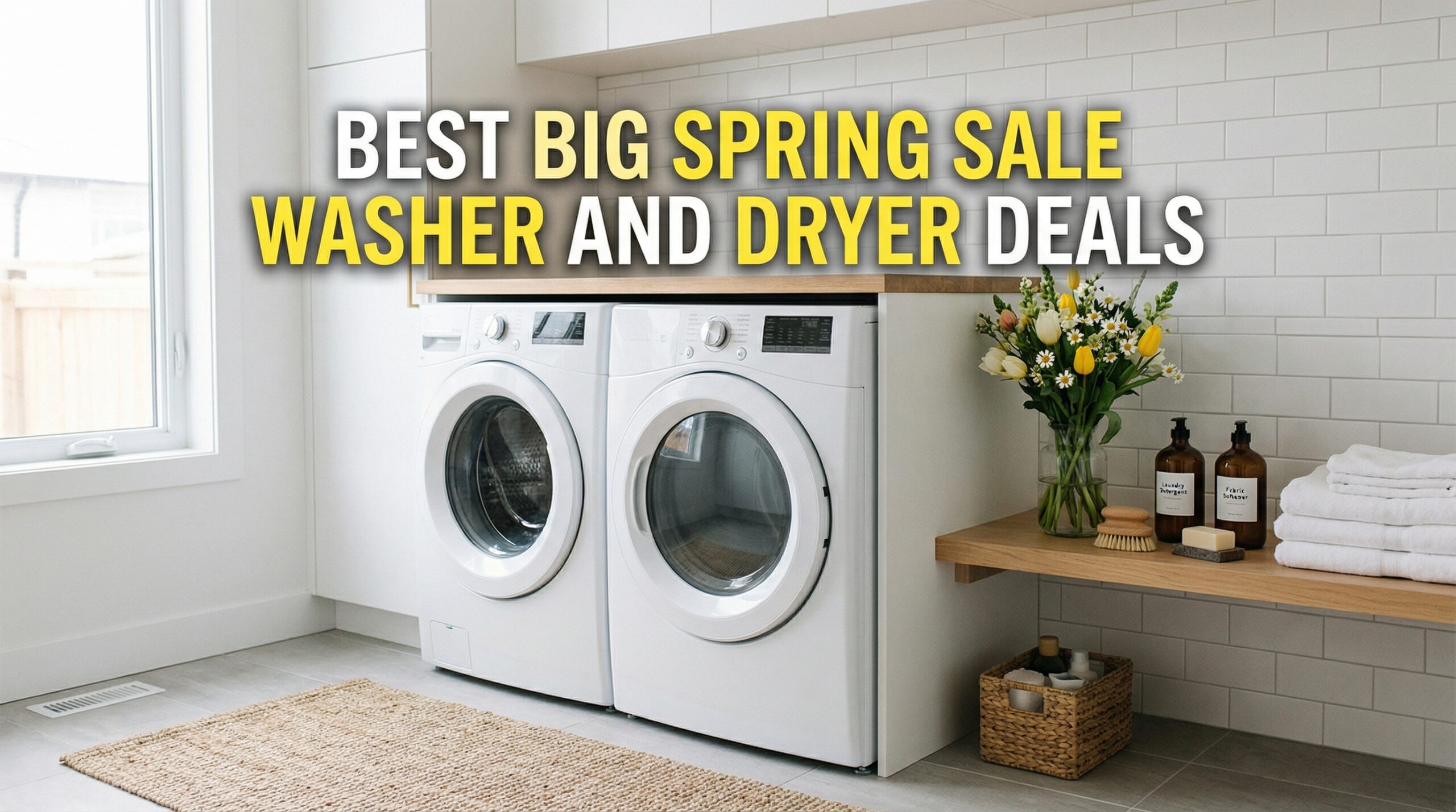 Best Big Spring Sale Washer and Dryer Set Deals on Amazon