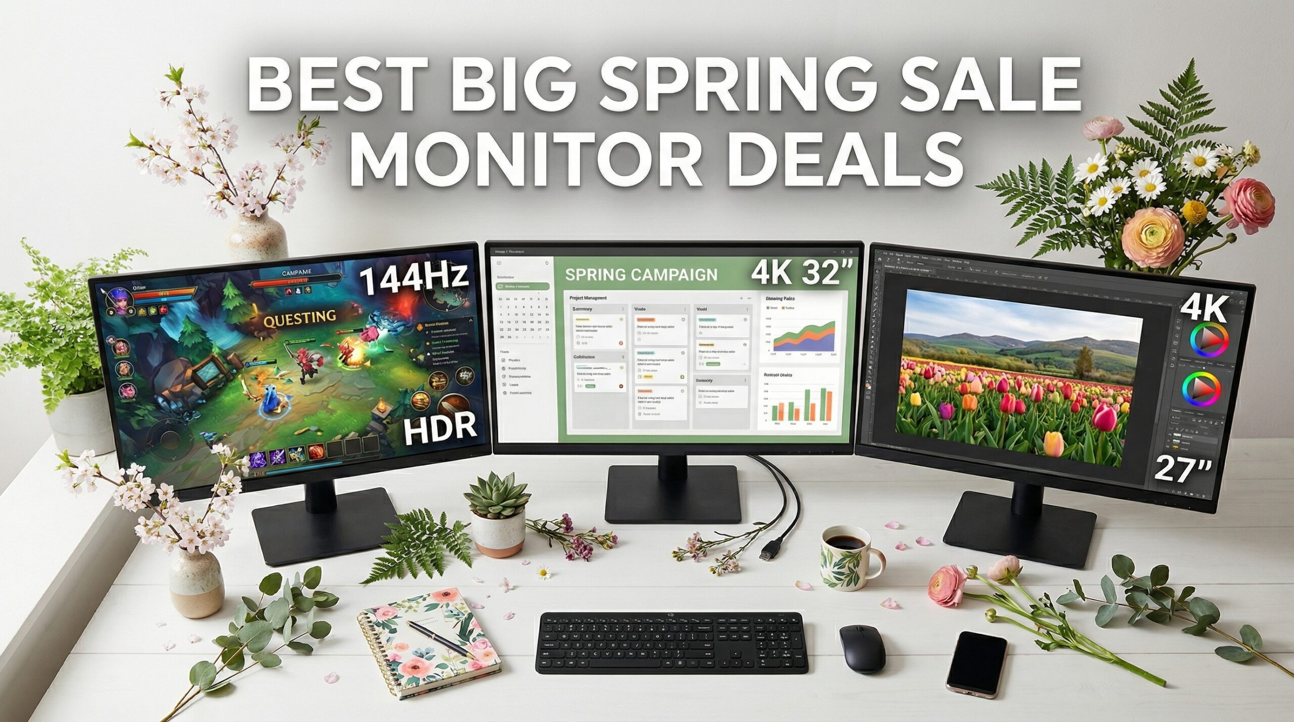 Best Big Spring Sale Monitor Deals on Amazon