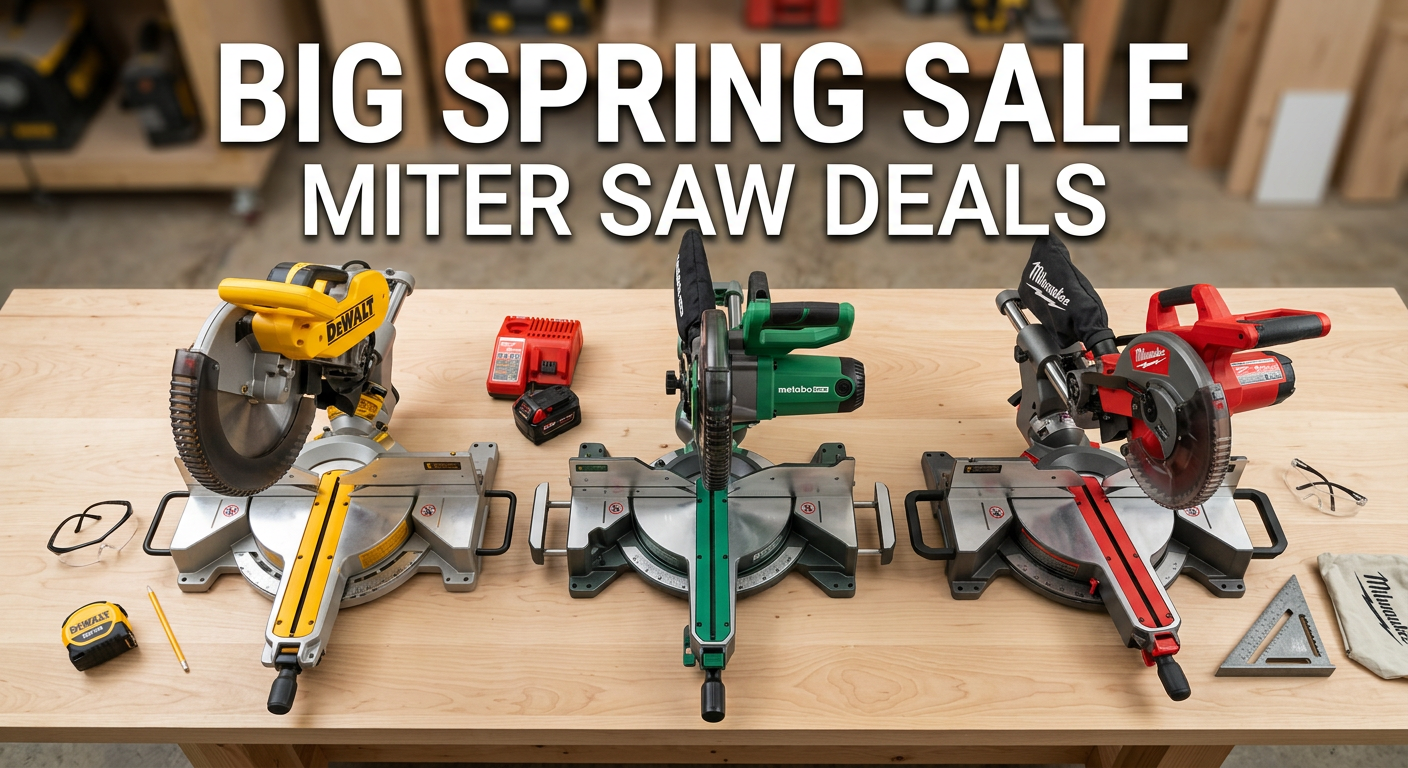 Best Big Spring Sale Miter Saw Deals on Amazon