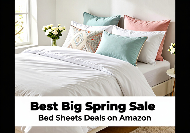 Best Big Spring Sale Bed Sheets Deals on Amazon