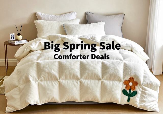 Best Big Spring Sale Comforter Deals on Amazon