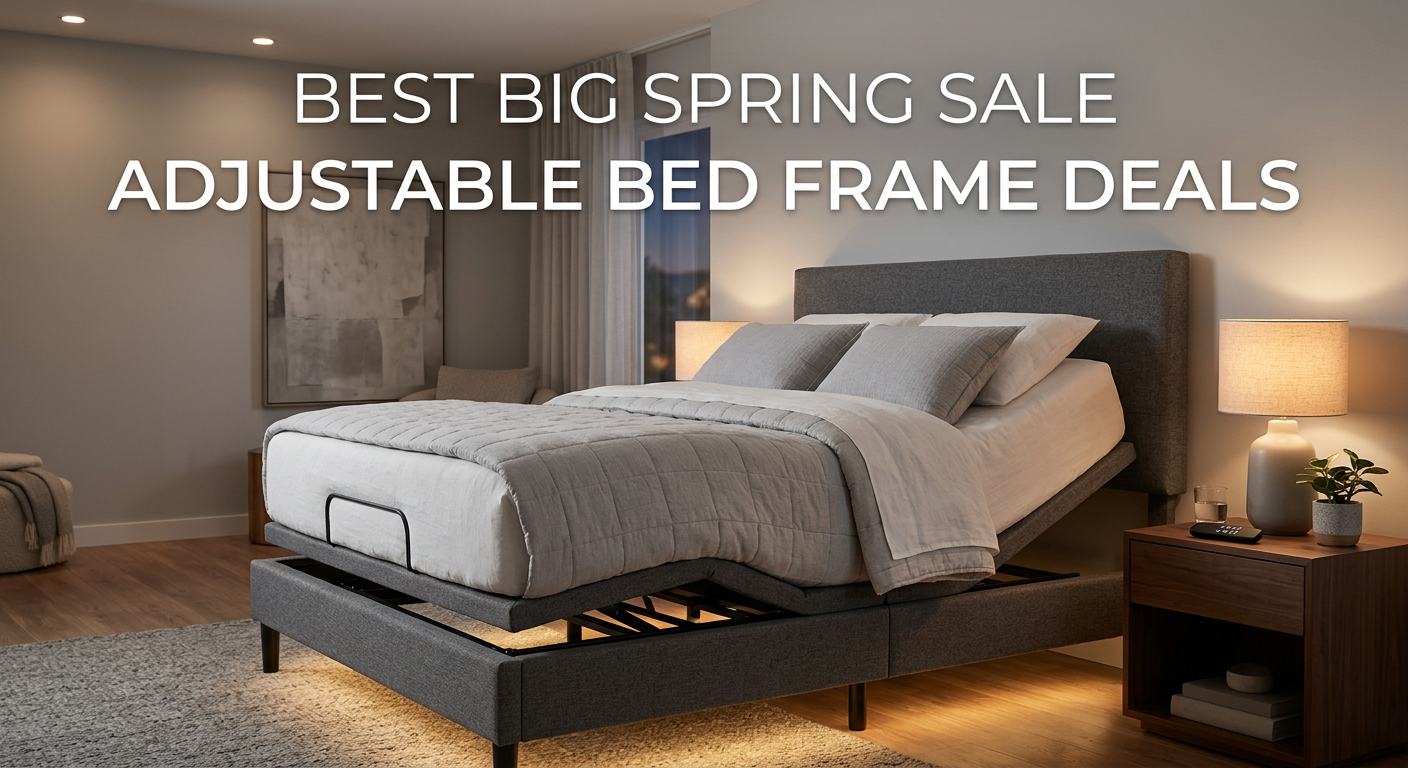 Best Big Spring Sale Adjustable Bed Frame Deals on Amazon