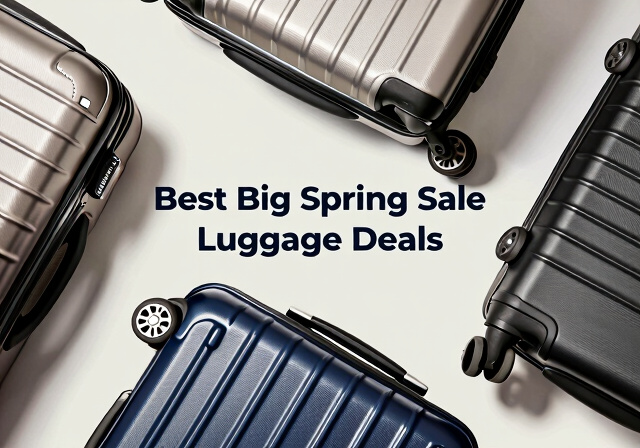 Best Big Spring Sale Luggage Deals on Amazon