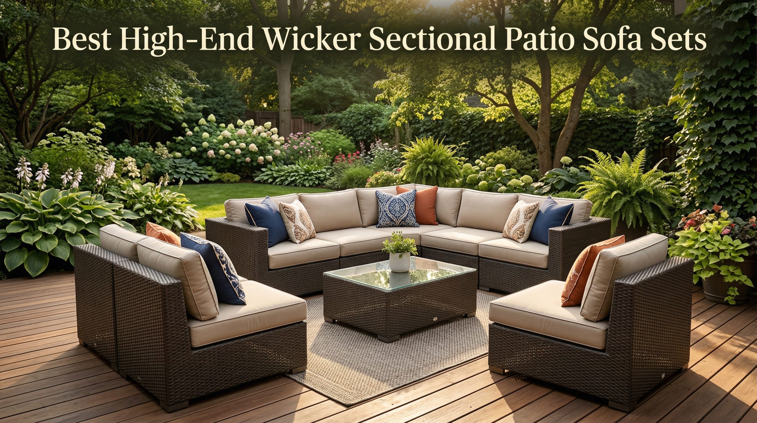 Best High-End All-Weather Wicker Sectional Patio Sofa Sets