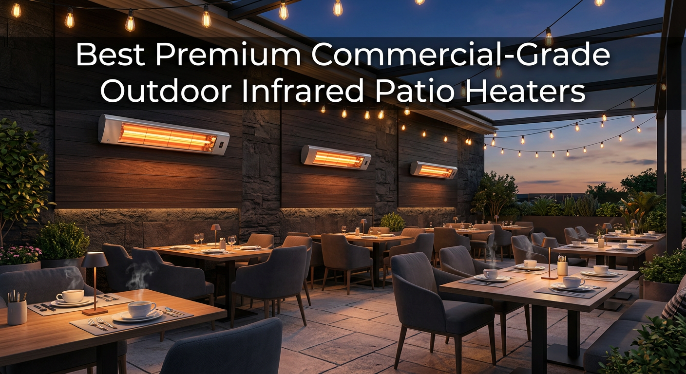 Best Premium Commercial-Grade Outdoor Infrared Patio Heaters