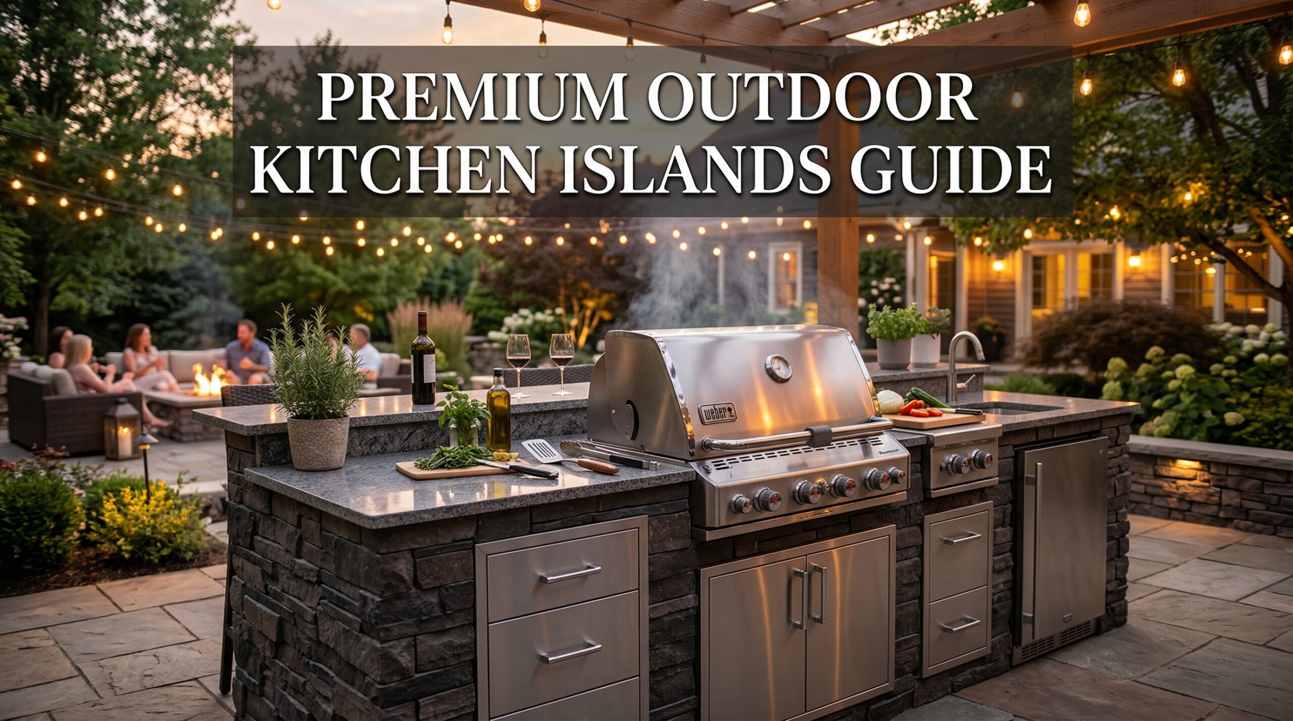 Best Premium Outdoor Kitchen Islands with Built-In Grills and Storage