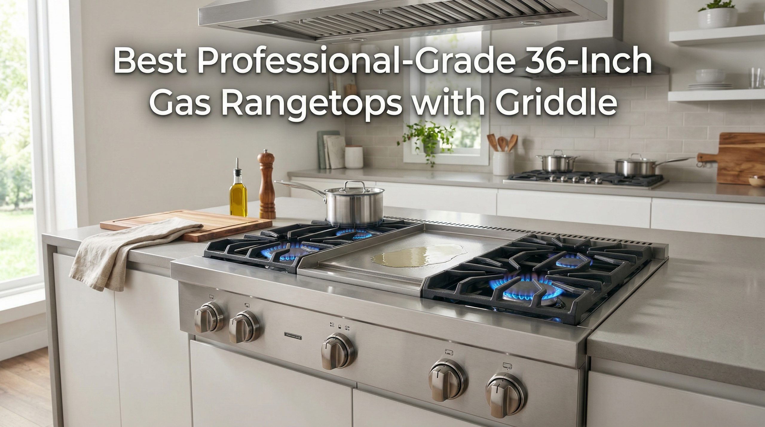Best Professional-Grade 36-Inch Gas Rangetops with Griddle