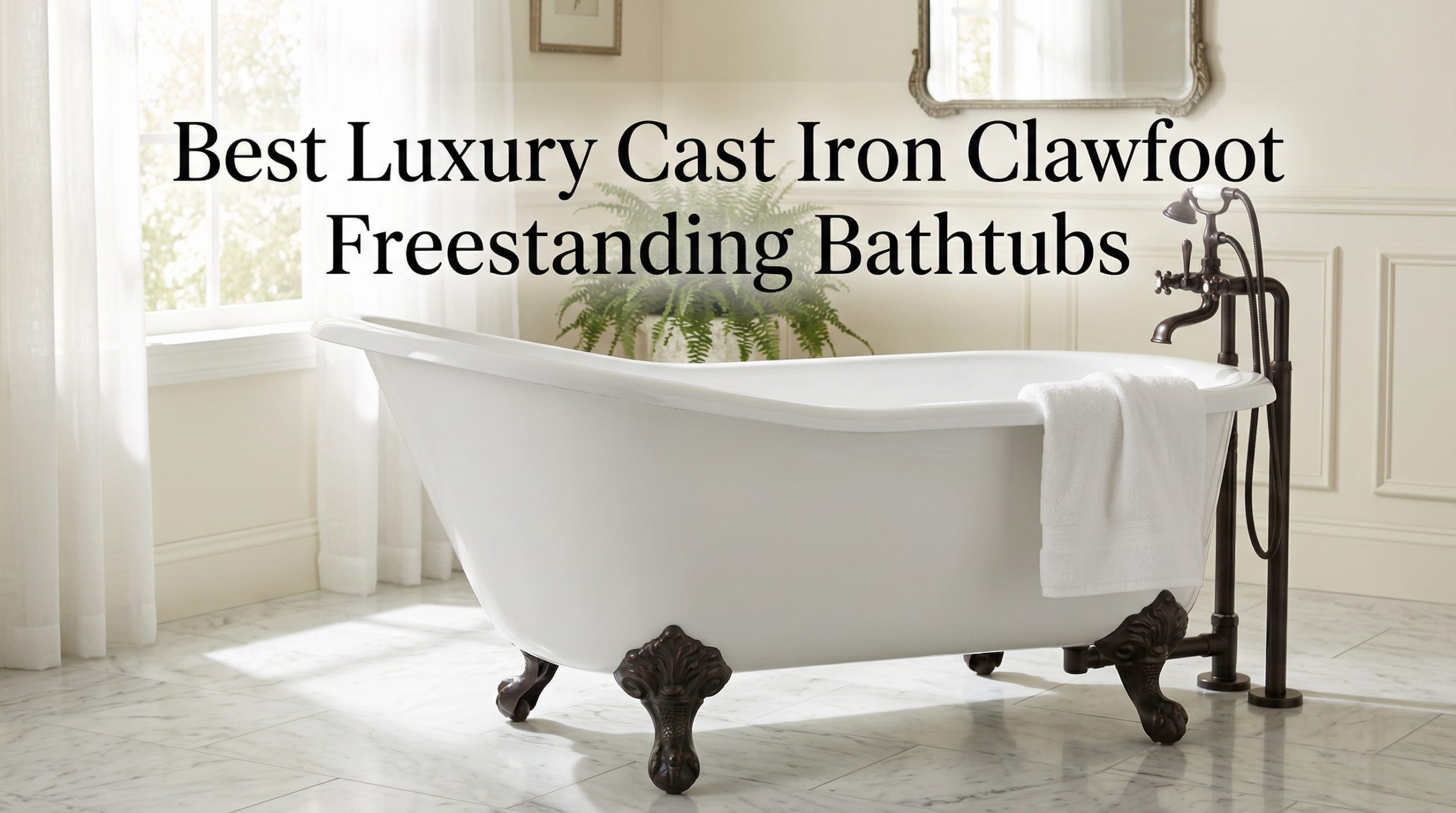 Best Luxury Cast Iron Clawfoot Freestanding Bathtubs
