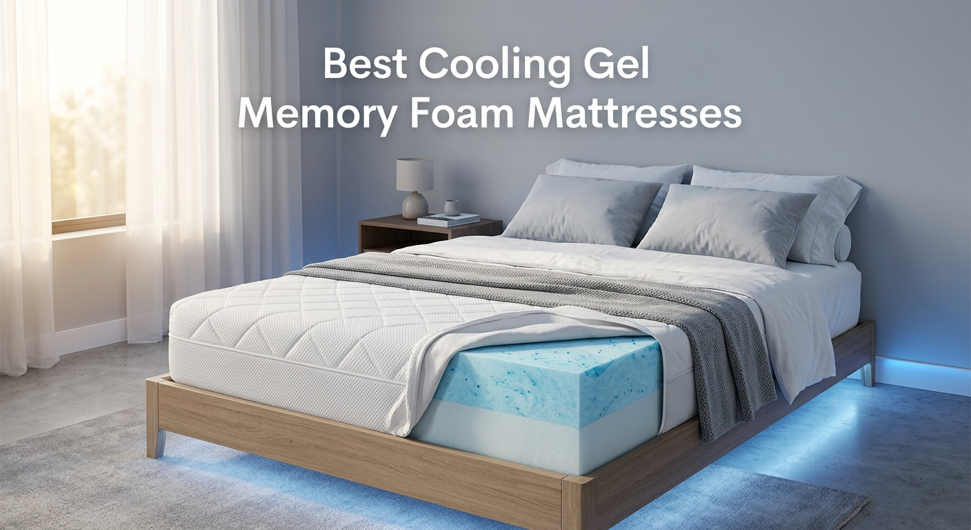 Best High-End Cooling Gel Memory Foam Mattresses for Hot Sleepers
