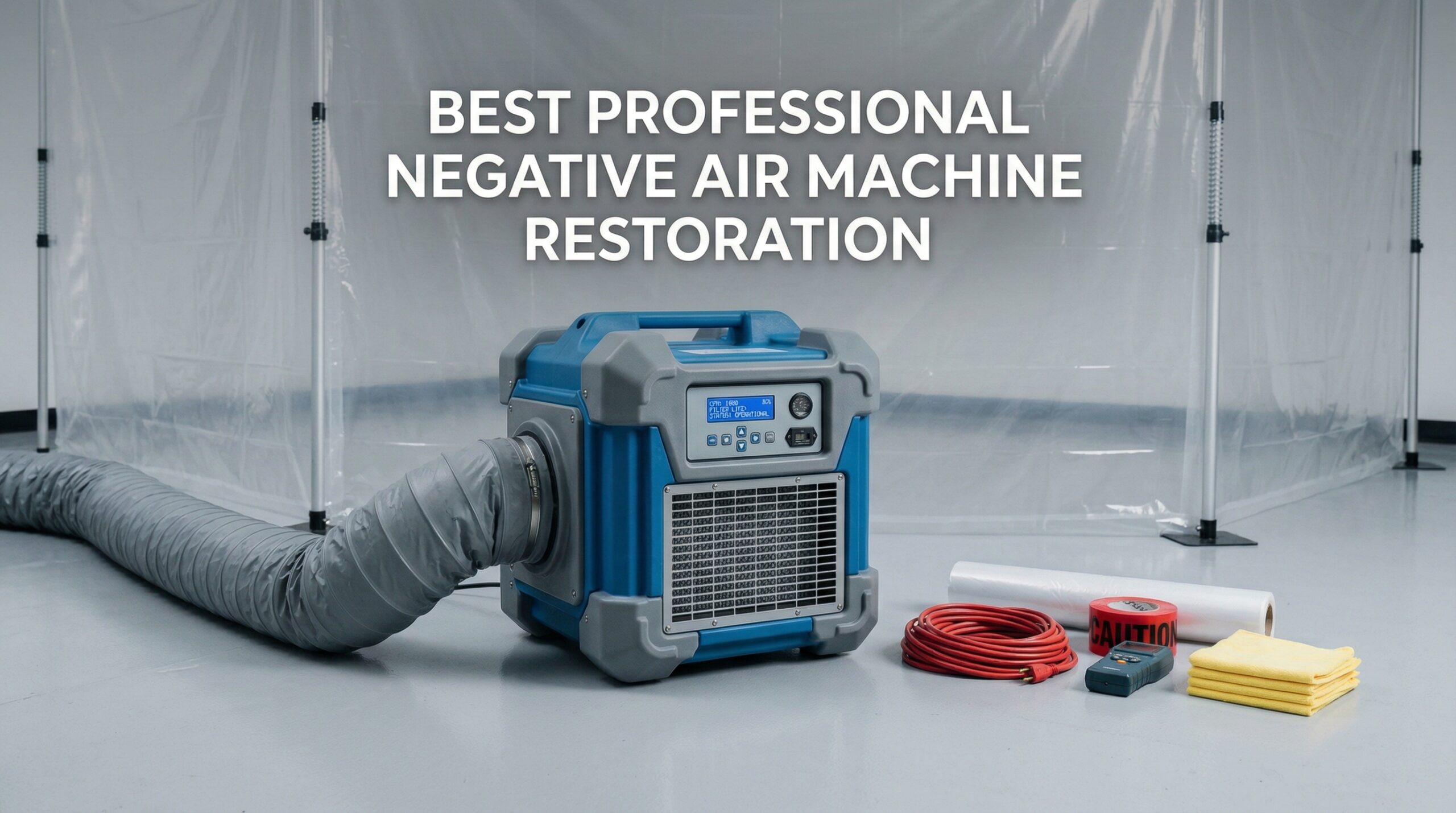 Best Professional Negative Air Machine for Restoration