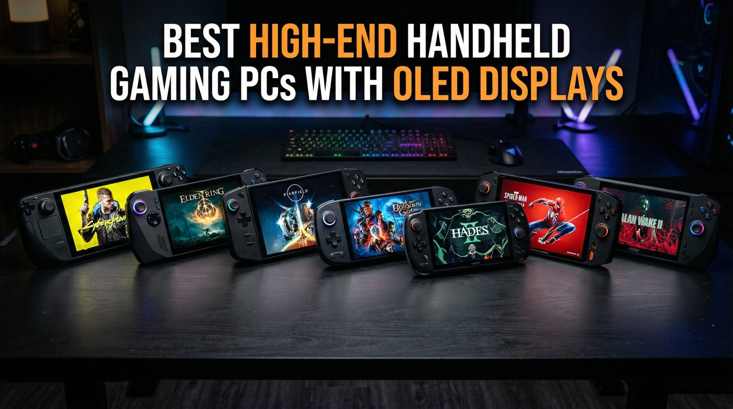 Best High-End Handheld Gaming PCs with OLED Displays