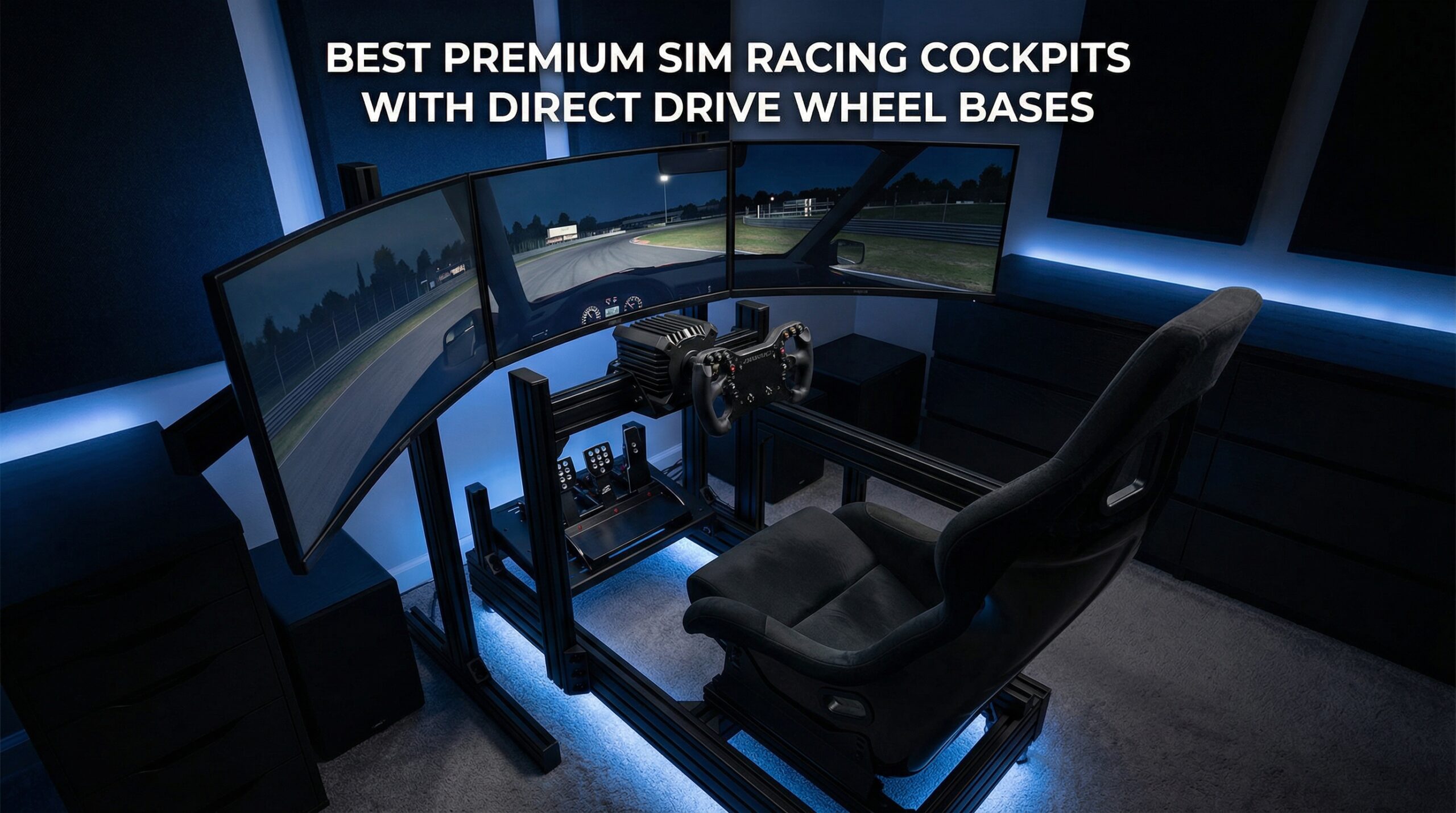 Best Premium Sim Racing Cockpits with Direct Drive Wheel Bases