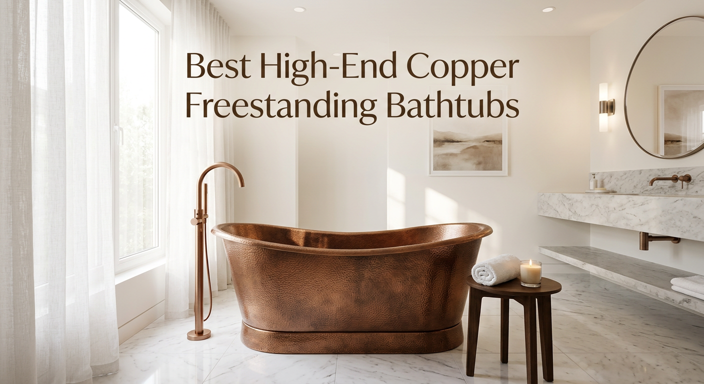 Best High-End Copper Freestanding Bathtubs for Luxury Bathrooms