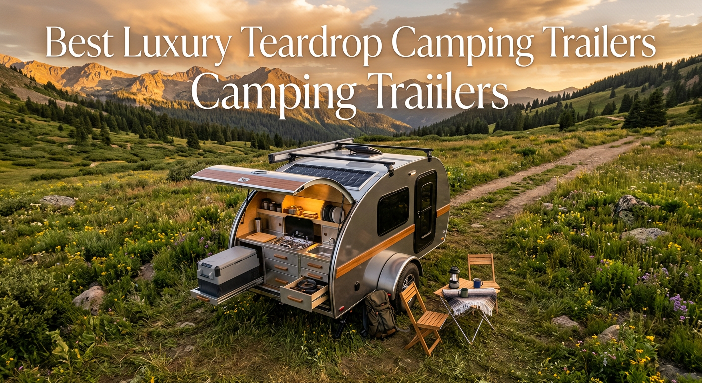 Best Luxury Teardrop Camping Trailers for Weekend Getaways