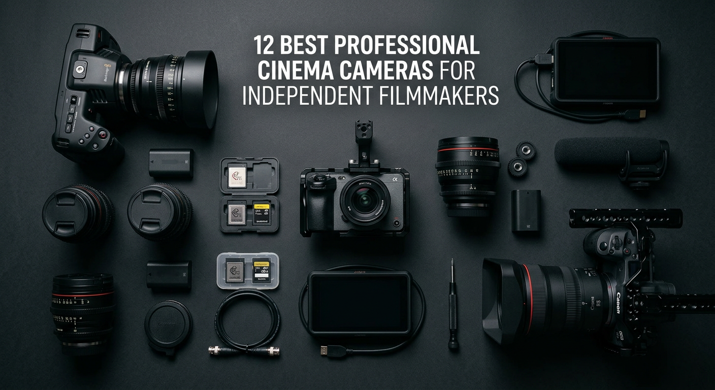 Best Professional Cinema Cameras for Independent Filmmakers