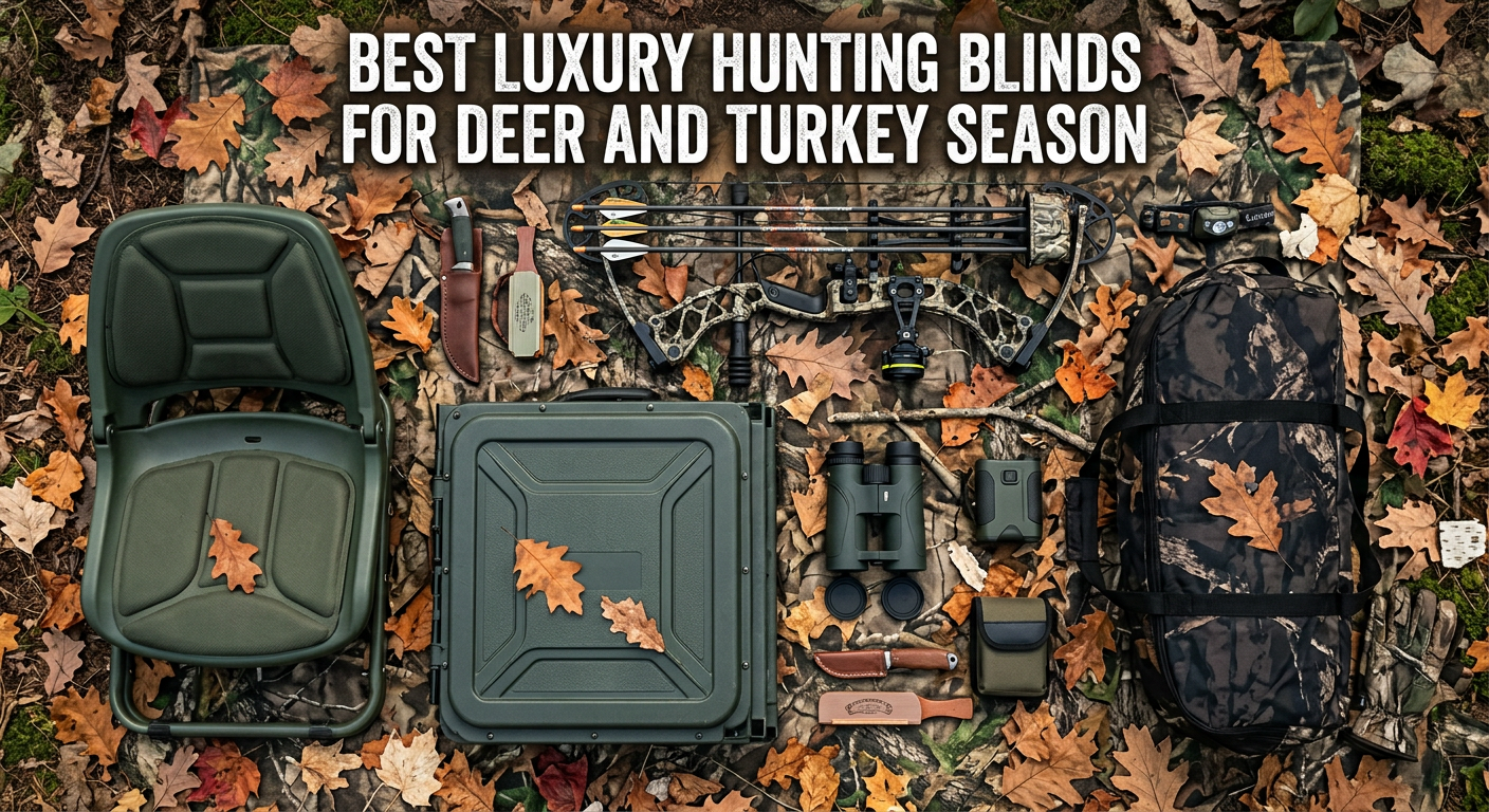 Best Luxury Hunting Blinds for Deer and Turkey Season
