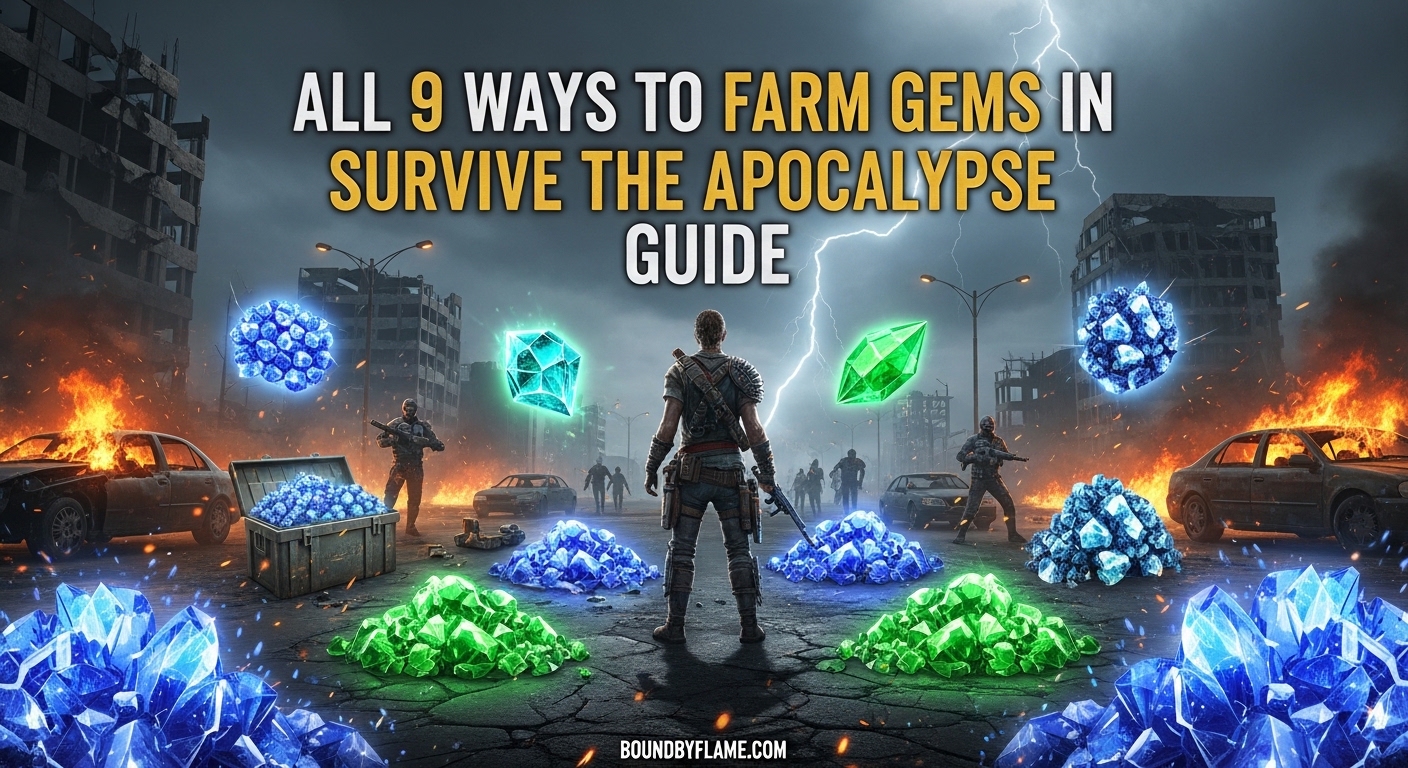 All 9 Ways to Farm Gems in Survive the Apocalypse Guide