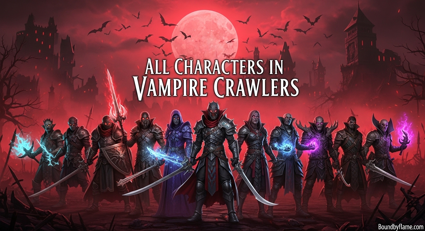 All Characters in Vampire Crawlers