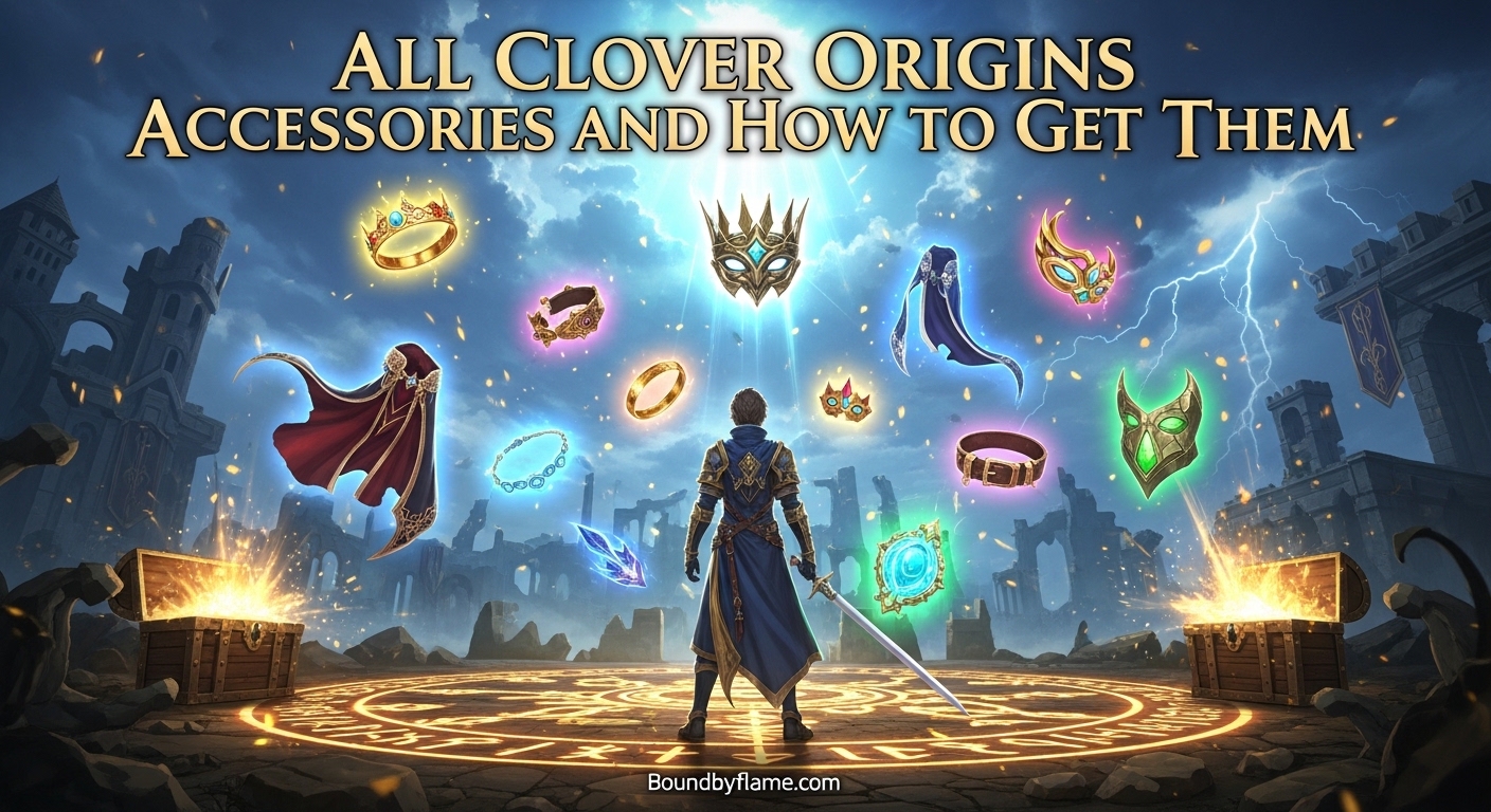 All Clover Origins Accessories and How to Get Them