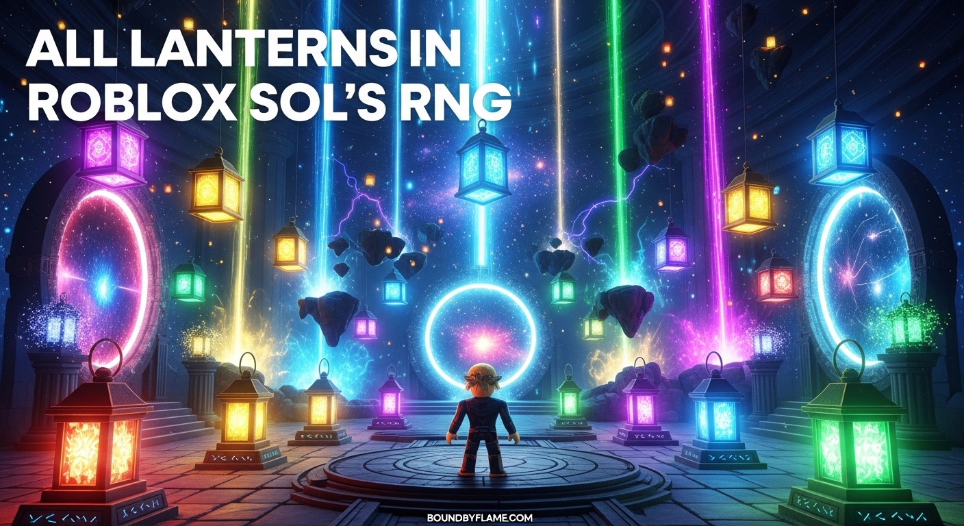 All Lanterns in Roblox Sol's RNG