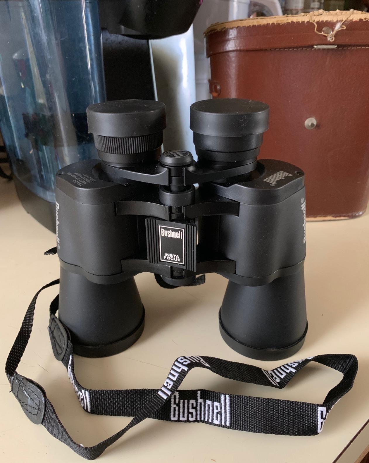 Bushnell Falcon 10x50 Wide-Angle Binoculars - Porro Prism, InstaFocus, BK7, Fold-Down Eyecups, Non-Slip Grip customer photo 1