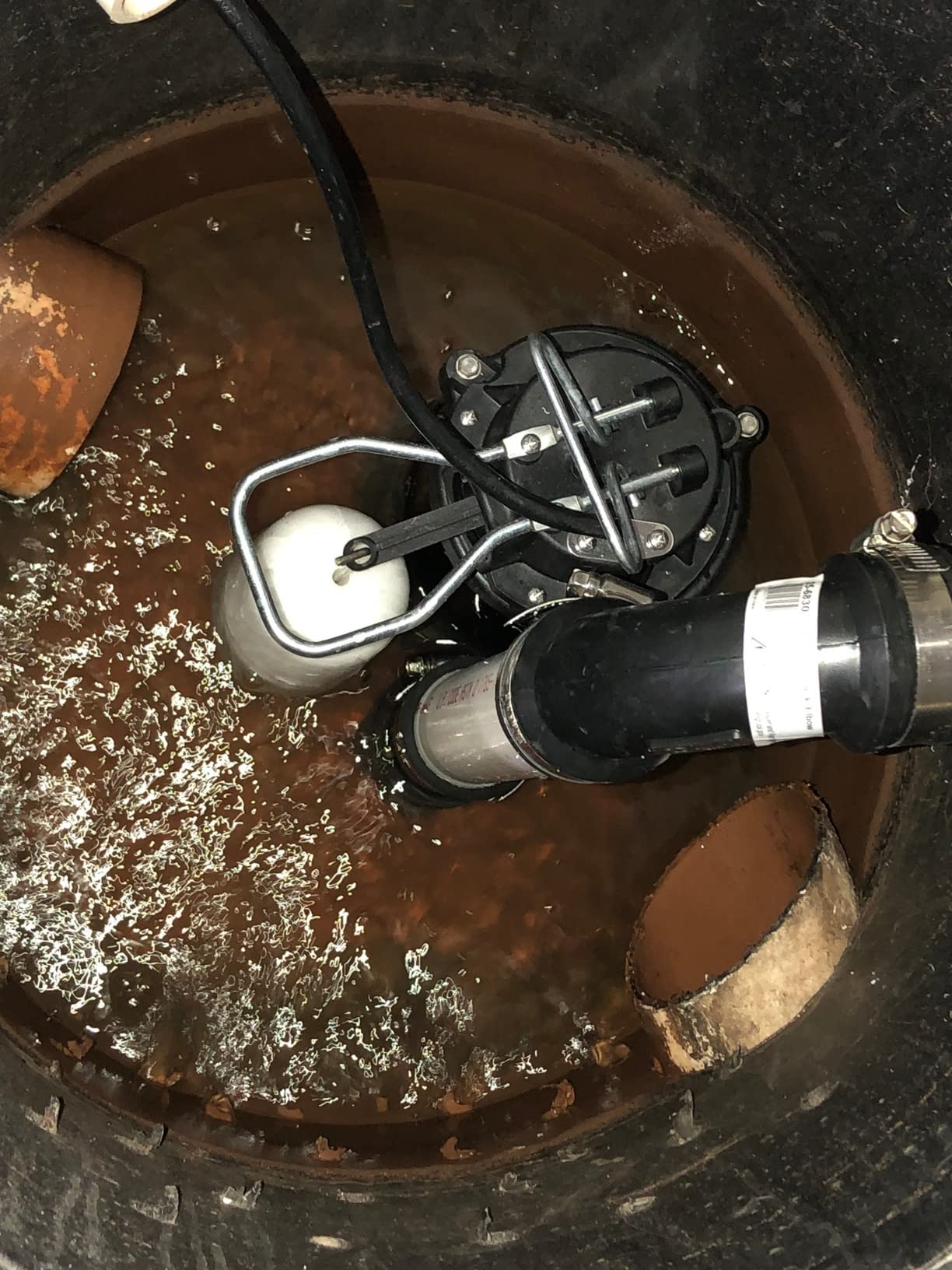 WAYNE CDU800 1/2 HP Submersible Sump Pump - Cast Iron & Stainless Steel, Vertical Float Switch, 5,100 GPH, 3-Year Warranty customer photo 2